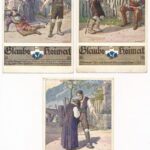 Glaube und Heimat - 5 db régi osztrák művész képeslap / 5 pre-1945 Austrian art motive postcards s: E. Kutzer
