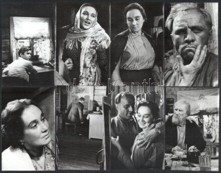 Az Elnök c. szovjet film 16 db film fotó 14x9 cm