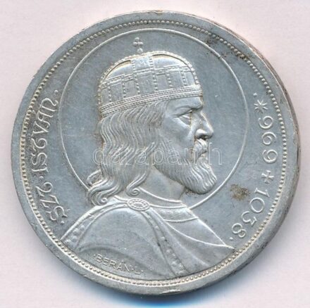 1938. 5P Ag 'Szent István' T:1-,2 ph. Adamo P8.1