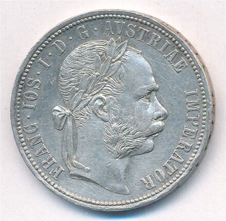 Ausztria 1882. 1Fl Ag 'Ferenc József' T:2 ph. Austria 1882. 1 Florin Ag 'Franz Joseph' C:XF edge error Krause KM#2222