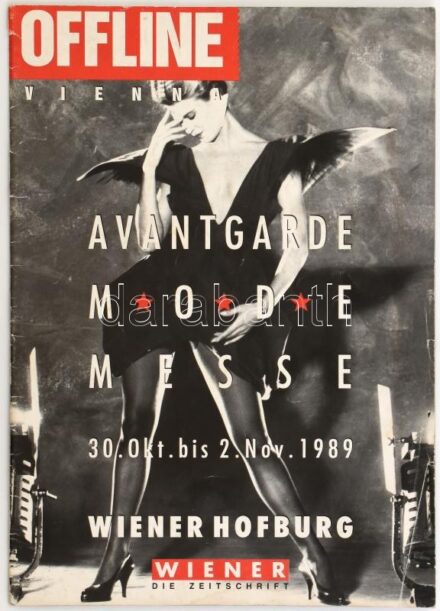 1989 Avantgarde Mode Messe, Wiener Hofburg kiadvány, foltos