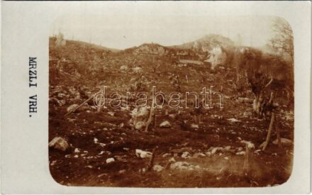 Mrzli Vrh, Első világháborús osztrák-magyar katonák Szlovéniában / WWI K.u.k. military soldiers in Slovenia. photo