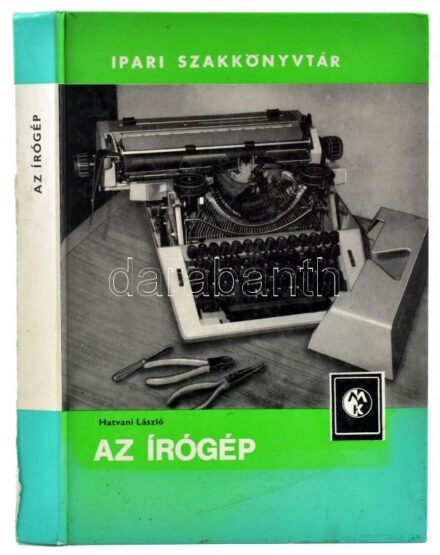 Hatvani László: Az írógép. Ipari szakkönyvtár. Bp., 1984, Műszaki Könyvkiadó. Számos fekete-fehér ábrával illusztrálva. Kiadói kartonált papírkötés, a gerincnél sérült borítóval.