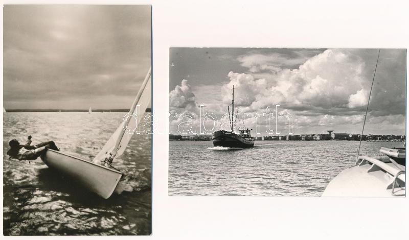 11 db MODERN hajós motívum képeslap / 11 modern ship motive postcards - Image 2