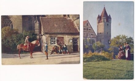 Rothenburg ob der Tauber - 4 pre-1945 postcards