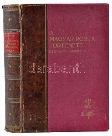 A Magyar Posta Története és érdemes munkásai. Szerk.: Hencz Lajos. Bp., 1937., Merkantil-ny., 593 p. Gazdag szövegközti képanyaggal. Az 533. oldaltól fekete-fehér fotóanyaggal, rajtuk arcképekkel. Kiadói aranyozott félbőr-kötésben,