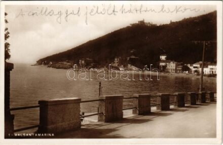 1938 Moscenicka Draga, Valsantamarina, Draga di Moschiena; villas. Prop. ris. A. Adrario