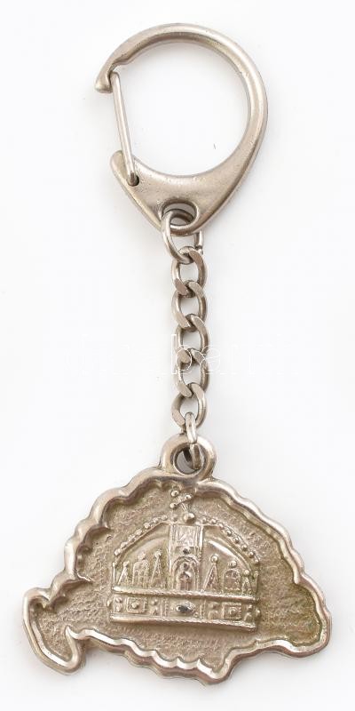 'Mária országa Magyarország' modern irredenta kulcstartó, jó állapotban, h: 10 cm