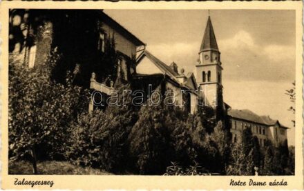 Zalaegerszeg, Notre Dame zárda. Szabó József cserkészüzlet kiadása