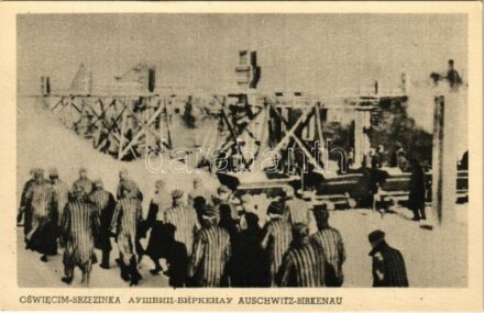 Oswiecim-Brzezinka, Auschwitz-Birkenau; WWII German Nazi concentration camp. On the way to work