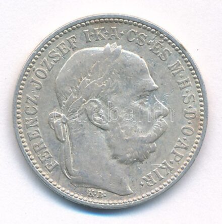 1896KB 1K Ag 'Ferenc József' T:2- Adamo K5