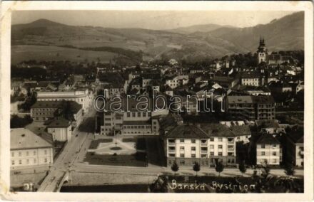 Besztercebánya, Banská Bystrica; látkép / general view (fl)