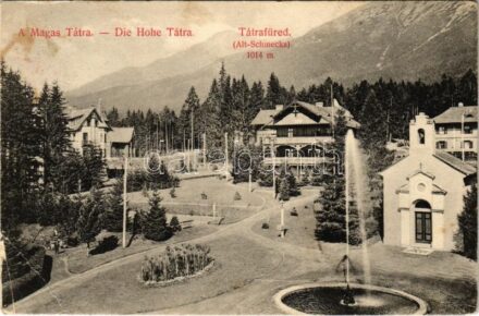 1914 Tátrafüred, Ótátrafüred, Altschmecks, Stary Smokovec (Tátra, Magas-Tátra, Vysoké Tatry); (EB)