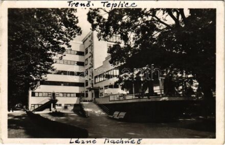 1948 Trencsénteplic, Trencianske Teplice; 'Machnác' Liecebny dom ÚSP / fürdő / spa, bath (EK)