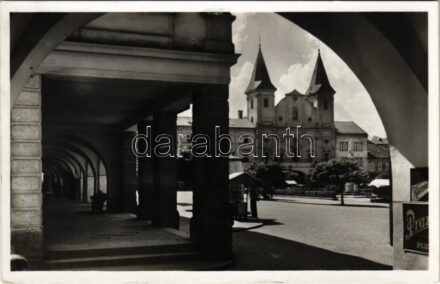Zsolna, Sillein, Zilina; tér, templom / square, church