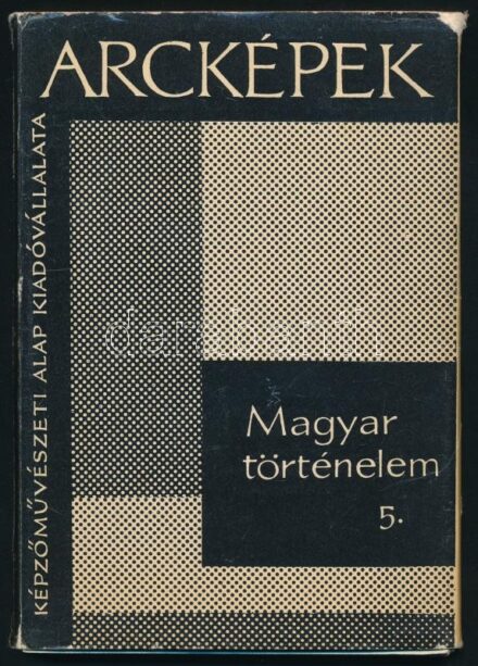 cca 1970 Arcképek: Magyar történelem 5., 21 db képpel (közte néhány más albumból származó is), Bp., Képzőművészeti Alap, 14,5x10 cm