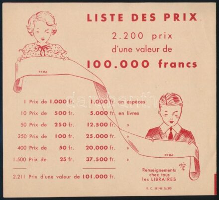 cca 1920-1940 Vegyes francia nyelvű reklám tétel, 3 db