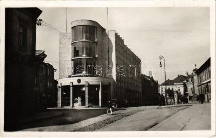 1941 Zsolna, Sillein, Zilina; utca, üzletek / street view, shops (EK)