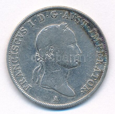 Ausztria 1831A 20kr Ag 'I. Ferenc' T:3 Austria 1831A 20 Kreuzer Ag 'Franz I' C:F Krause KM#2147
