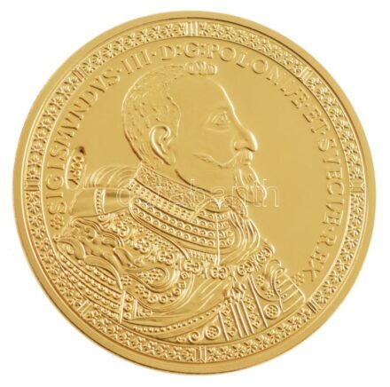 DN 'Történelmi aranypénzek - III. Zsigmond 100 dukát, 1621' aranyozott Cu-Ni utánveret 'COPY' beütéssel (20g/38,61mm) T:PP
