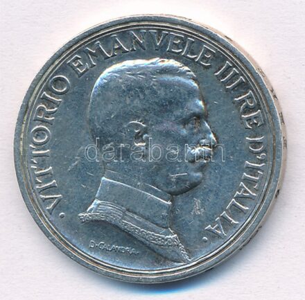 Olaszország 1916R 2L Ag 'III. Viktor Emánuel' T:2 polírozva Italy 1916R 2 Lire Ag 'Vittorio Emanuele III' C:XF polished Krause KM#55