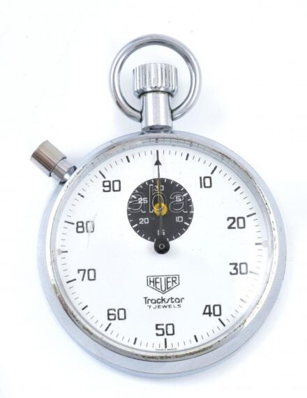 Tag Heuer stopper, szép állapotban, egy karc az üvegen. d: 7 cm