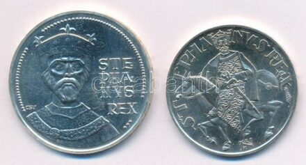 1972. 50Ft Ag + 100Ft Ag 'Szent István' pár T:BU Adamo EM38; EM39