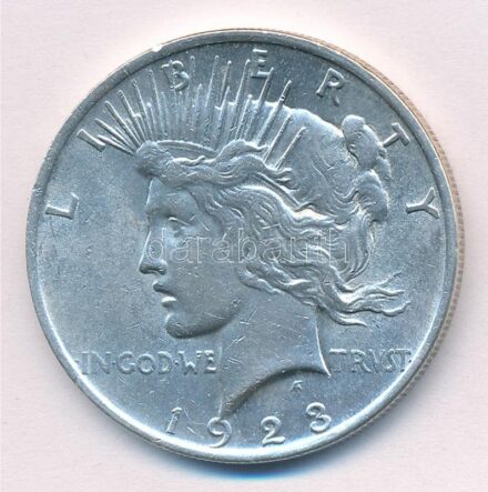 Amerikai Egyesült Államok 1923. 1$ Ag 'Béke' T:2 USA 1923. 1 Dollar Ag 'Peace' C:XF Krause KM#150