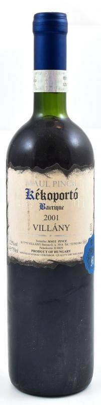 2001 Maul Pince Villányi kékoportó barrique bontatlan palack száraz vörösbor, abv: 12,5%, 0,75l. Szakszerűen tárolt