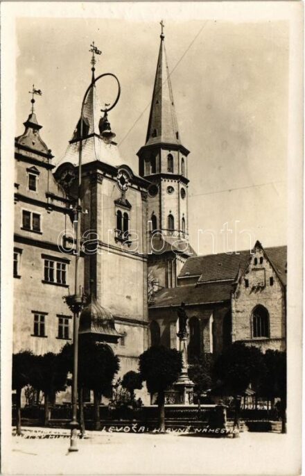 1930 Lőcse, Levoca; Hlavné námestie / Fő tér / main square