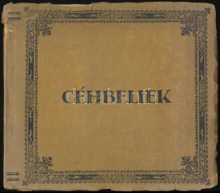 1926 A Céhbeliek VI. kiállításának katalogusa. Bp., 1926., Nemzeti Szalon, 20 p.+32 t. + 2 p. Kiadói sérült és foltos papírkötés, Kézdi-Kovács László (1864-1942) festő, műkritikus ceruzás jegyzeteivel, jelöléseivel. Benne