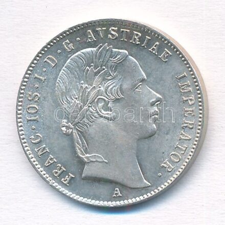 Ausztria 1855A 20Kr Ag 'Ferenc József' T:1,1- Austria 1855A 20 Kreuzer Ag 'Franz Joseph' C:UNC,AU Krause KM# 2211