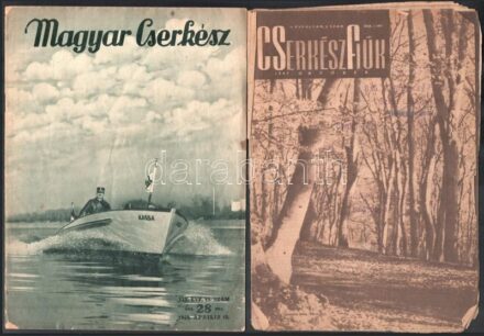 1946-1947 A Cserkészfiúk c. újság 3 db száma + a Magyar Cserkész egy 1938-as száma