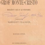 id. Dumas Sándor: Gróf Monte Cristo. 1-4. kötet, É.n., Singer és Wolfner. Dekoratív félvászon kötésben, első kötet címlapja sérült, egyébként jó állapotban - Image 2