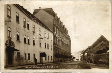 1928 Nagyszombat, Trnava; Jána Hollého ul. / utca / street (EK)