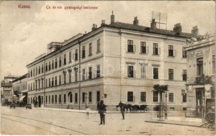 1915 Kassa, Kosice; Cs. és kir. gyalogsági laktanya / K.u.k. infantry military barracks (Rb)