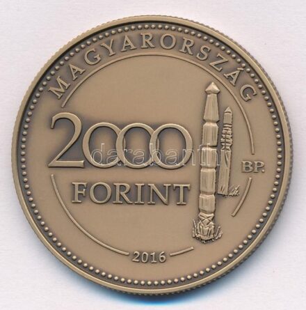 2016. 2000Ft Cu-Zn 'Rákoskeresztúri Újköztemető Nemzeti Emlékhely' kapszulában, a Magyar Pénzverő Zrt. színes tájékoztatójával T:BU Adamo EM328