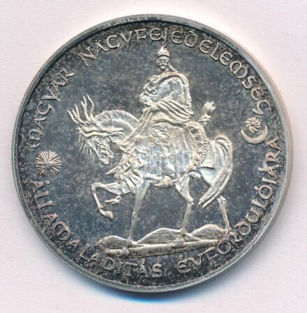 DN 'Magyar Nagyfejedelemség államalapítás évfordulójára / Magyar államiság kezdete - Szeri Gyűlés' Ag emlékérem (31,01/0,925/42,5mm) T:2 (PP)