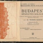 Thirring Gusztáv dr.: Budapest részletes kalauza. Részletes Helyi Kalauzok 1. Bp., 1926, A Turistaság és Alpinizmus, 192 p.+1 (Budapest térkép, 1:20.000, 31x31 cm) t. Harmadik kiadás. Korabeli laza félvászon kötés, az eredeti borító - Image 2