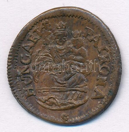 1705C-M Rézpoltura Cu 'II. Rákóczi Ferenc' (3,08g) T:1- Hungary 1705C-M Poltura Cu 'Francis II Rákóczi' (3,08g) C:AU Huszár: 1552., Unger II.: 1139.d