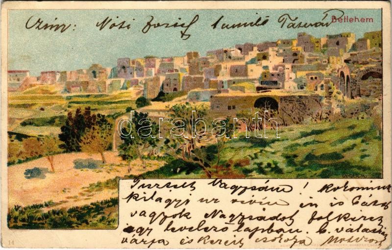1900 Bethlehem. Kosmos 14. litho s: Geiger R. (EB)