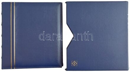 Leuchtturm bankjegyberakó 16db kettes-, hármas- és osztás nélküli lappal, használt, de újszerű állapotban