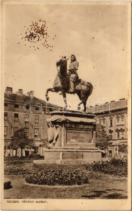 1947 Szeged, II. Rákóczi Ferenc szobor (fl)