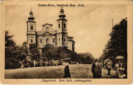 Nagyvárad, Oradea; Római katolikus székesegyház, ünnepség / cathedral, ceremony (EK)