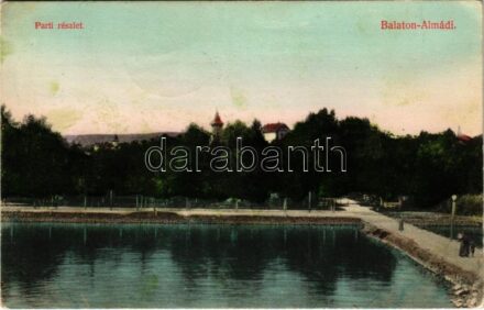 1913 Balatonalmádi, part. Pósa Endre kiadása