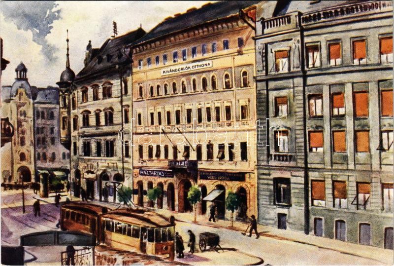 Budapest VIII. Magyar Kivándorlók Otthona. Minden ügyben forduljunk a Magyar kivándorlókat és visszavándorlókat védő irodához, villamos. Fiumei út 4. s: Vizer Géza