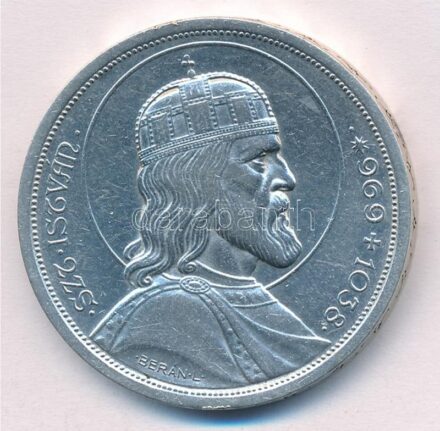 1938. 5P Ag 'Szent István' T:1-,2 Adamo P8.1