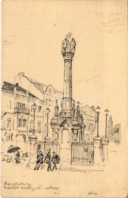 Szombathely, Erzsébet királyné utca. A cs. és kir. 83. gyalogezred rokkant-özvegy és árvaalapja javára s: Rényi