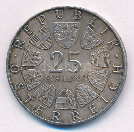Ausztria 1970. 25Sch Ag 'Lehár Ferenc' T:2 patina Austria 1970. 25 Schilling Ag 'Franz Lehar' C:XF patina Krause KM#2907