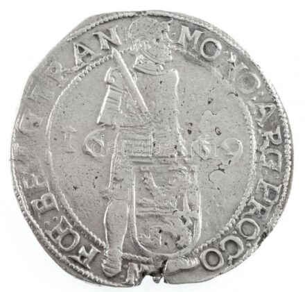 Hollandia / Overijssel 1659. 1D Ag (27,41g) T:3 ki. Netherland / Overijssel 1659. 1 Silver Ducat Ag (27,41g) C:F cracked Davenport 4899.